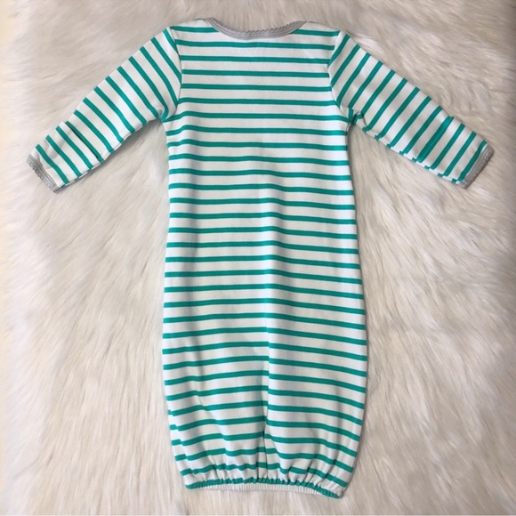 Starting Out Submarine Embroidered Striped Baby Gown - Picture 7 of 7